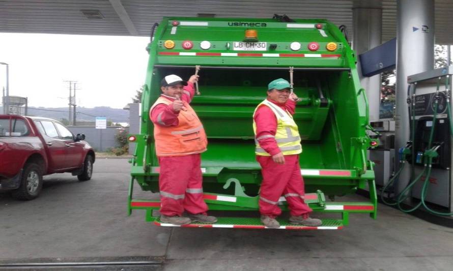 Suspenden retiro de basura domiciliaria en Paillaco por Viernes Santo