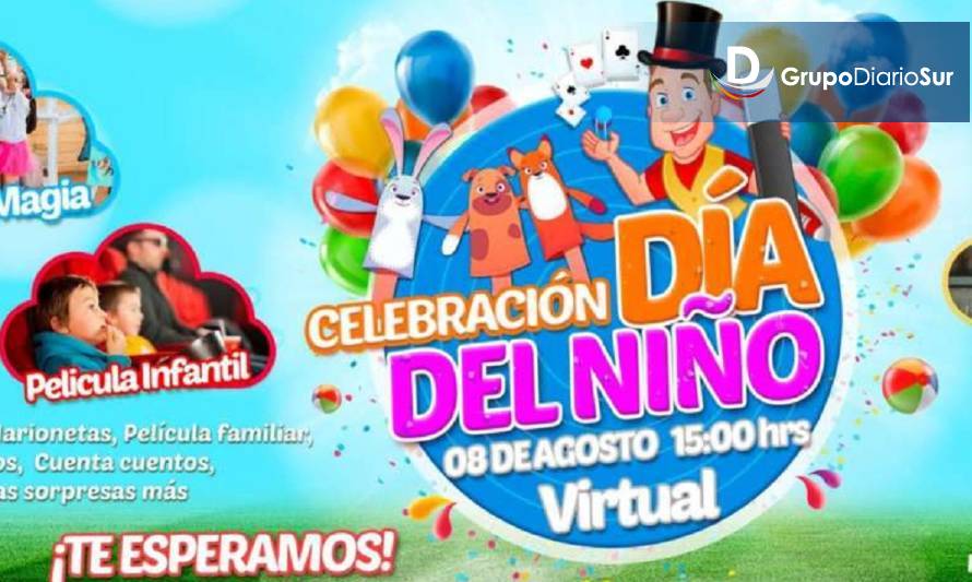 Municipio prepara actividad virtual para celebrar a los niños y niñas de Paillaco