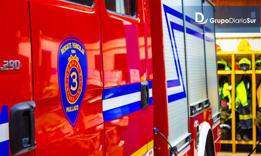 Unidad de Rescate Vehicular de la 3era Compañía de Paillaco cumplió 27 años de vida