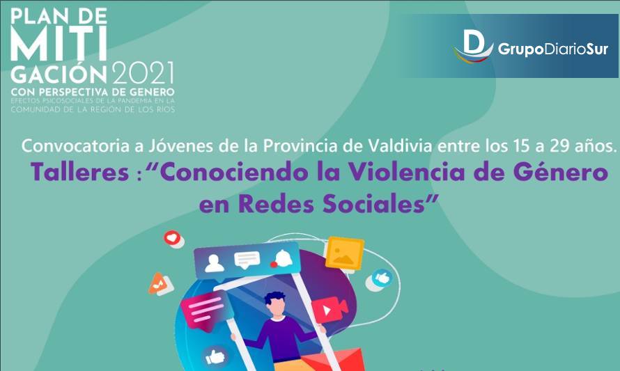 Invitan a talleres para jóvenes sobre violencia de género en redes sociales