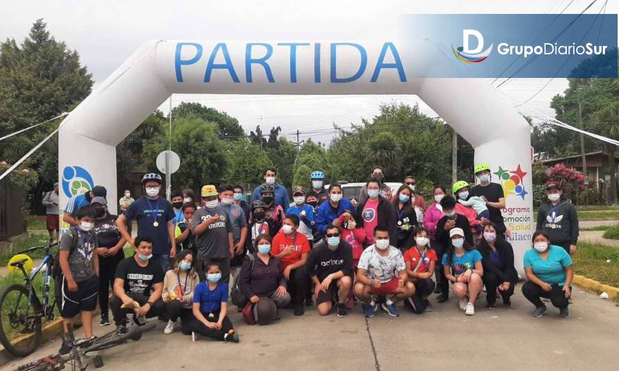 Con gran participación se realizó la primera Cicletada Familiar en Paillaco