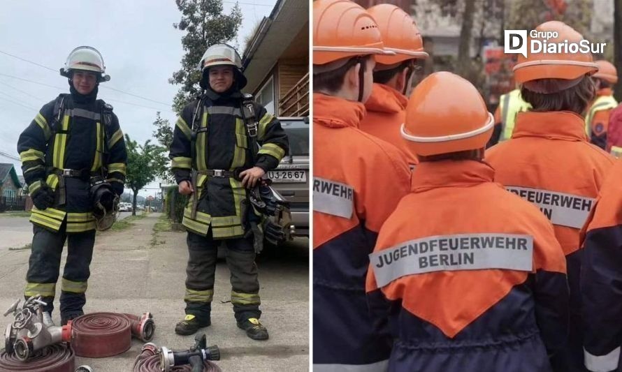 Jóvenes bomberos paillaquinos viajan a capacitarse en Alemania