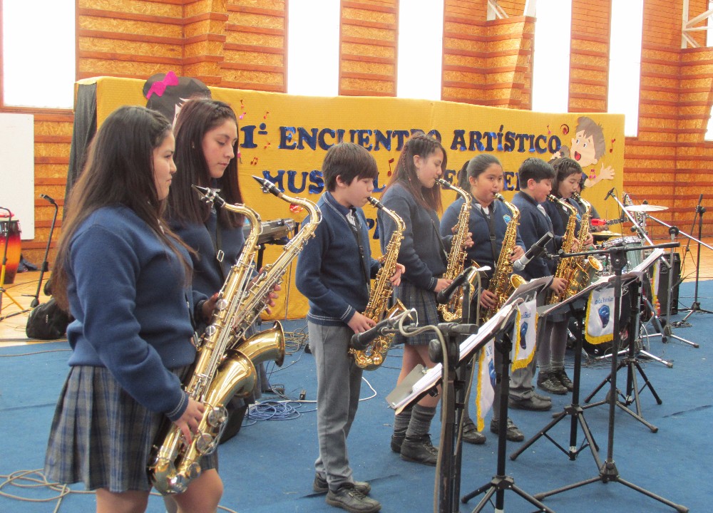Cerca de 100 estudiantes de establecimientos municipales participaron de Primer Encuentro Artístico Musical 