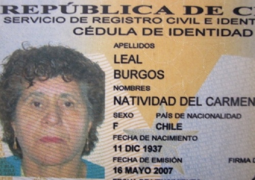 Falleció Natividad del Carmen Leal Burgos