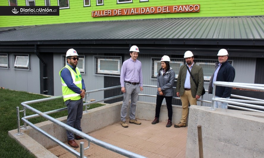 En La Unión: Nuevo edificio de la Dirección Provincial de Vialidad del Ranco está casi terminado