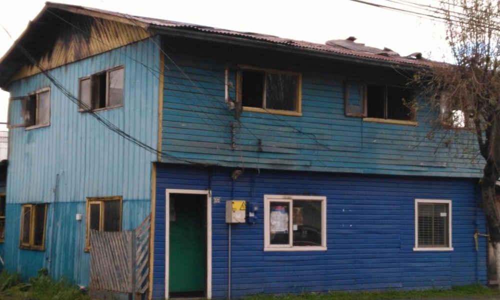 Incendio destruyó oficina de Unidad de Deporte de la Municipalidad de Paillaco