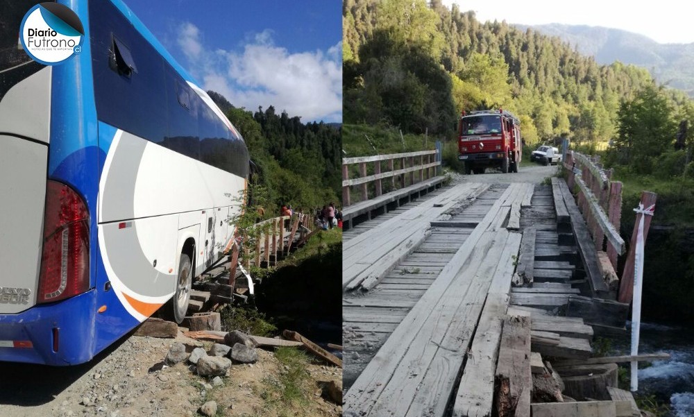 Vialidad anunció suspensión de tránsito por reparación de puente en Chihuío