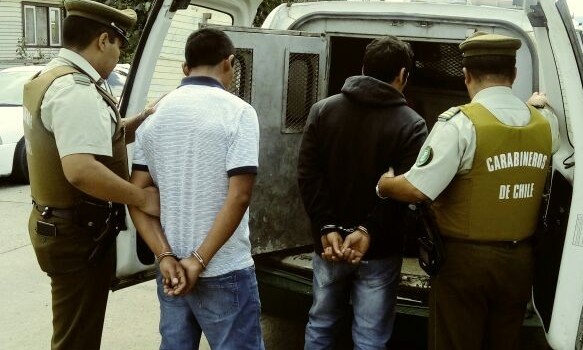 Dos detenidos en Paillaco tras protagonizar violento asalto con arma de fuego 