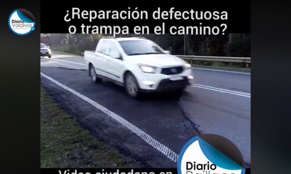 ¿Trampa o reparación defectuosa?: Diario Paillaco publicó video denuncia hace 8 meses