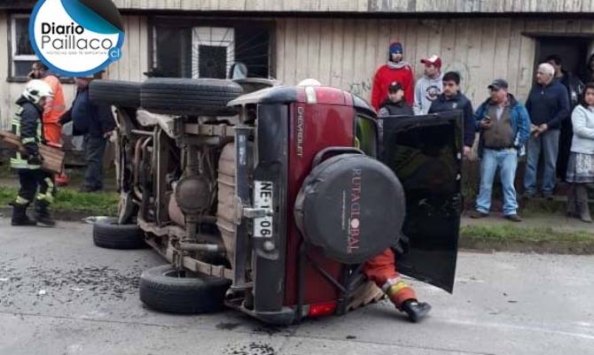 Paillaco: Vehículo municipal involucrado en colisión era guiado por conductor sin licencia