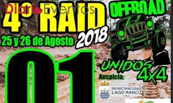 Lago Ranco: Muestra de autos todos terreno y RAID 4X4