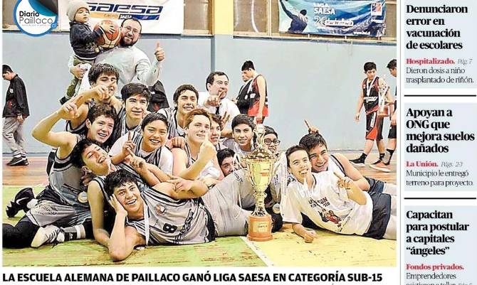 Campeones en el debut: El victorioso equipo Sub-15 de Paillaco que hizo noticia regional