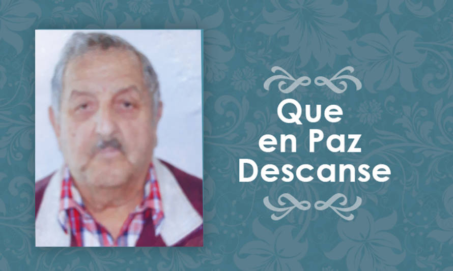 [Defunción] Falleció Vicente Torres Cárdenas Q.E.P.D