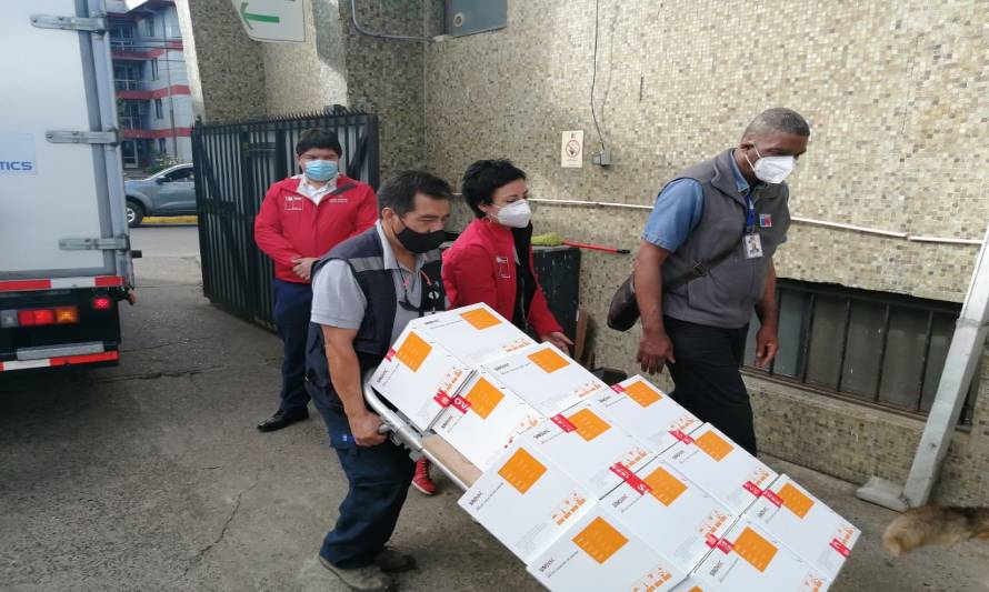 25 mil 200 nuevas dosis de vacuna Sinovac llegan a la Región de Los Ríos