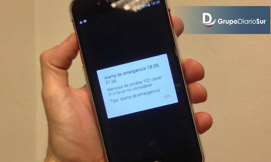 Onemi realizará pruebas del Sistema de Alerta de Emergencia para celulares