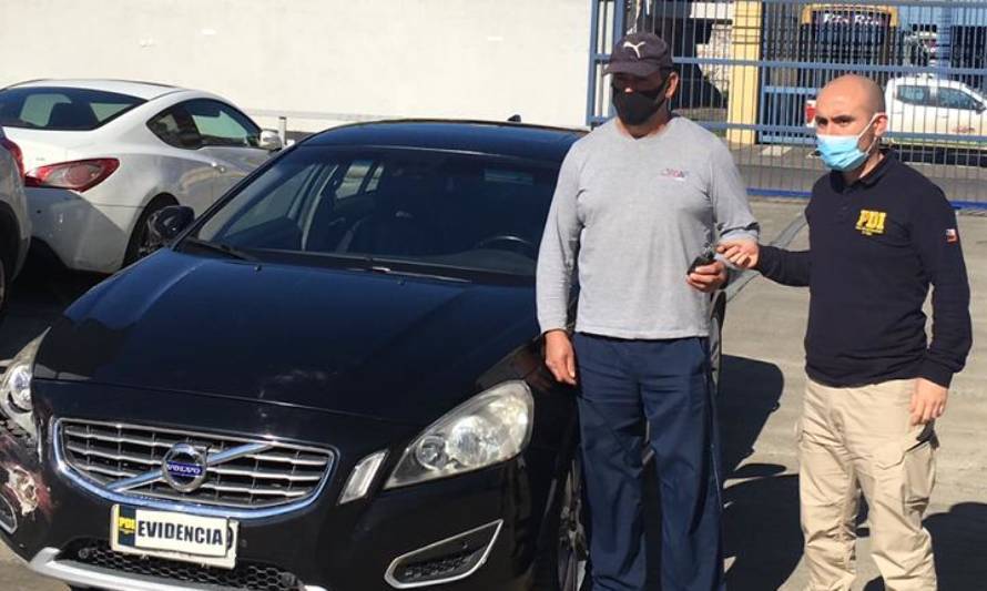 PDI Los Ríos recuperó vehículo comprado con cheques robados en Temuco