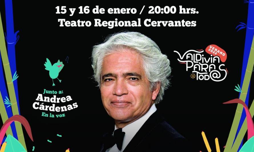 Público ya puede solicitar entradas para conciertos de Roberto Bravo en Valdivia