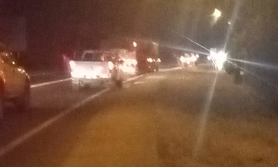 Se reporta colisión vehicular en Paillaco