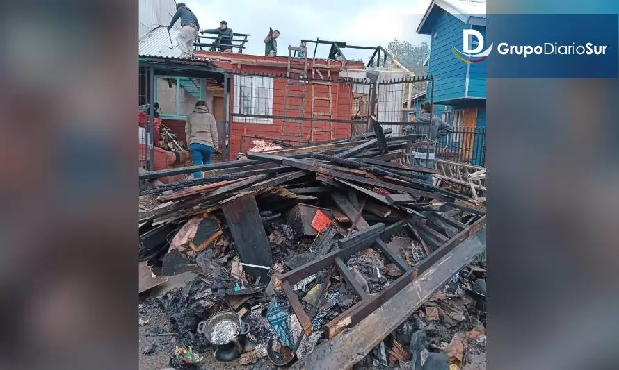 A paso firme avanzan rifas para reconstruir vivienda de familia valdiviana 