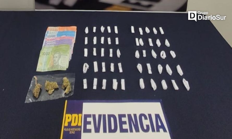 Cuatro detenidos por delito de microtráfico de drogas en Valdivia