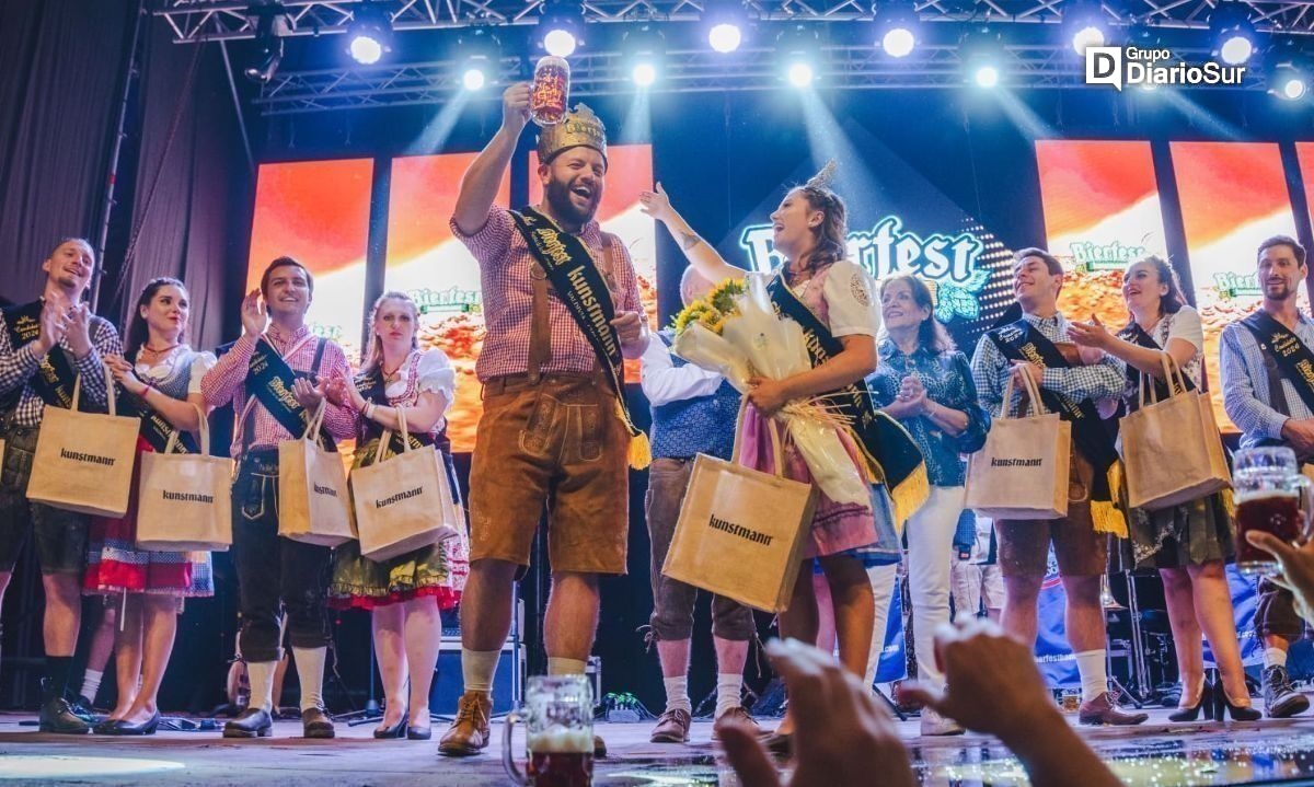 Bierfest Kunstmann 2024: Valdivia coronó a sus nuevos reyes de la cerveza