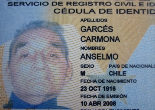 Falleció Anselmo Garcés Carmona