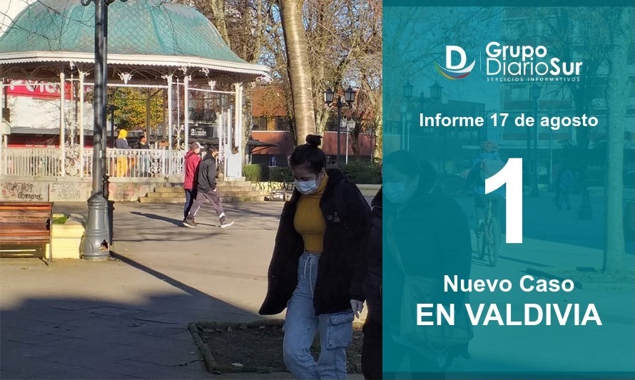 Lunes 17 de agosto: 1 solo contagio confirmado en Valdivia