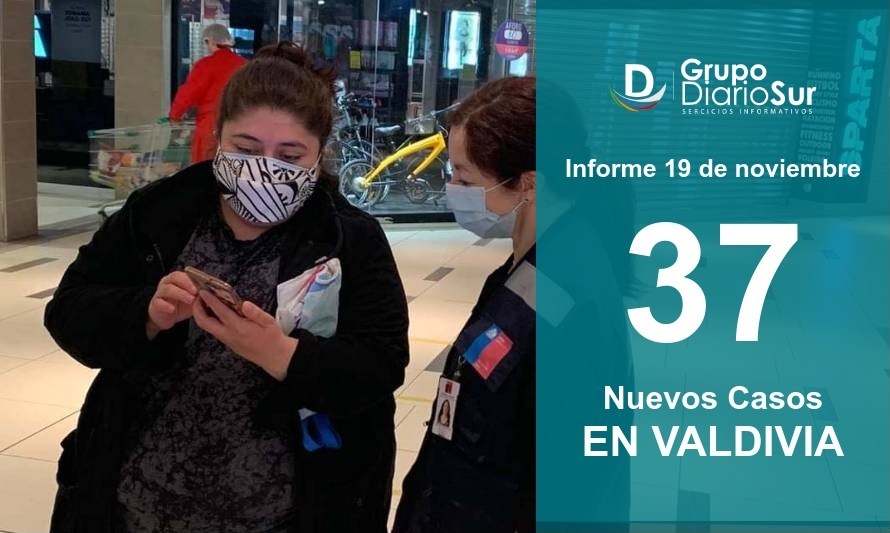 4 sin trazabilidad: Valdivia registra este jueves 37 contagios