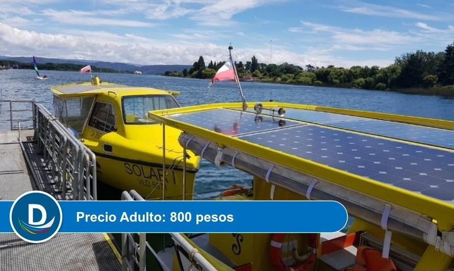 Valdivia: Transporte Público Fluvial inicia sus recorridos este lunes
