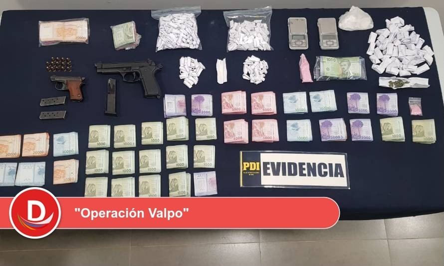 Desbaratan una verdadera central de venta de drogas en Valdivia