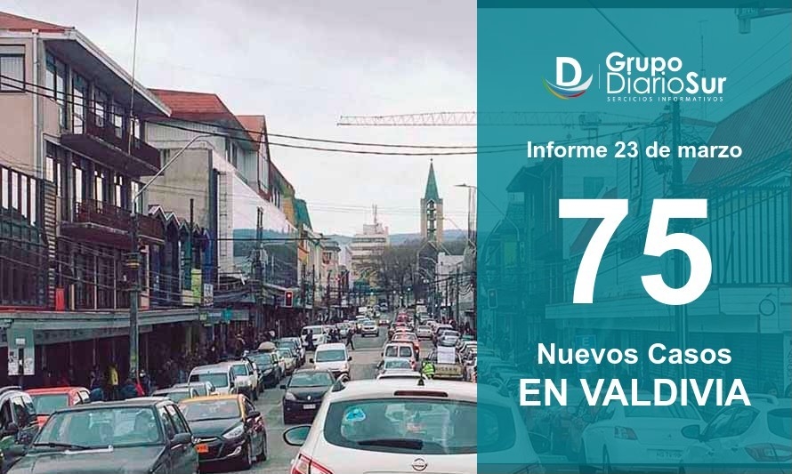 Valdivia anotó su cifra más baja de contagios desde el 1ero de Marzo