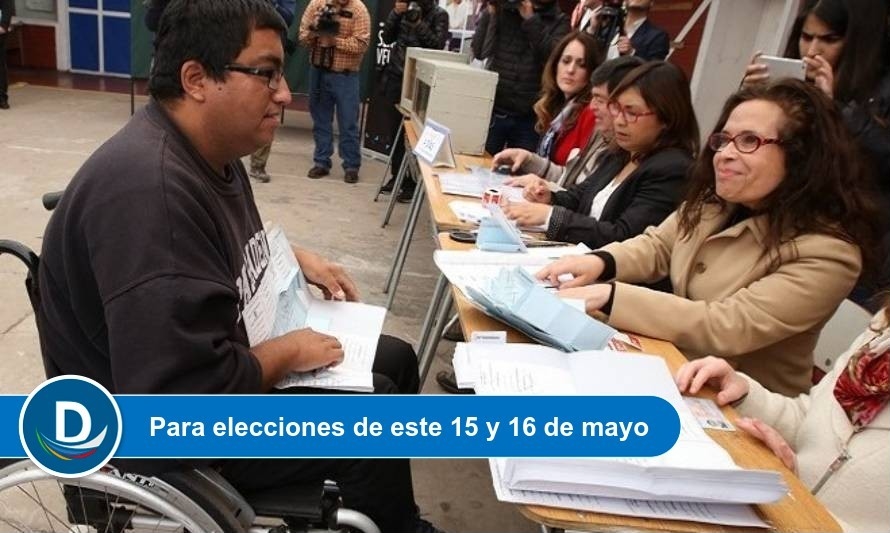 En Los Ríos: Voto asistido y trato preferente para personas con discapacidad