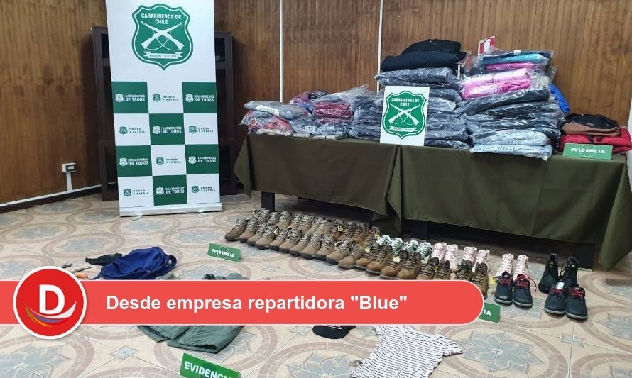 Carabineros recuperó camión y cuantioso botín robados en Valdivia