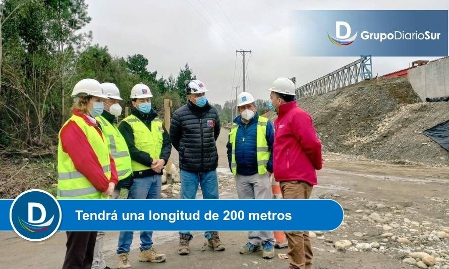 Obras en puente San Pedro-Ciruelos llevan un 70% de avance