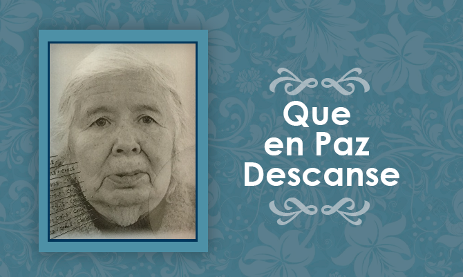 [Defunción] Falleció Graciela Báez Álvarez Q.E.P.D