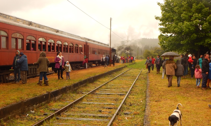 Más de 5000 personas viajarán en tren durante este fin de semana en Paillaco